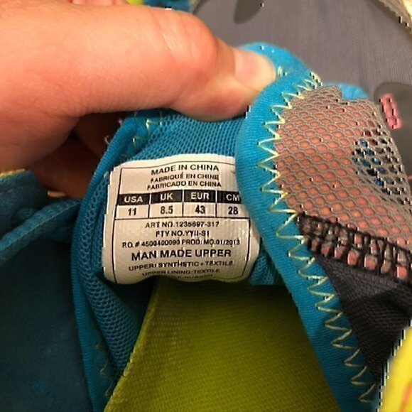 UNDER ARMOUR Womens RC 2' Running Shoe 1235697-317 Gray Green Colorblock 11 - Picture 4 of 15